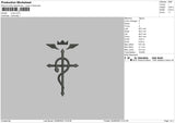 Cross Embroidery File 4 size