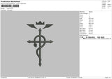Cross Embroidery File 4 size