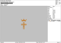 Cross Glory Embroidery File 6 sizes