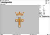 Cross Glory Embroidery File 6 sizes
