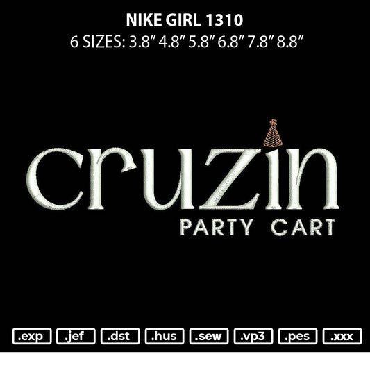 Cruzintext Embroidery File 6 sizes