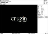 Cruzintext Embroidery File 6 sizes