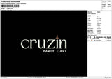 Cruzintext Embroidery File 6 sizes