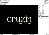 Cruzintext Embroidery File 6 sizes