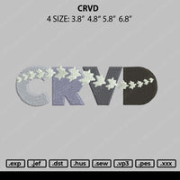 CRVD Embroidery File 4 size