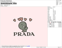 Casper Prda Embroidery File 4 size