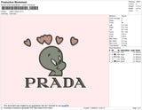 Casper Prda Embroidery File 4 size