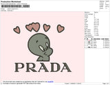 Casper Prda Embroidery File 4 size