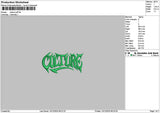 Culturetext Puff Embroidery File 6 sizes