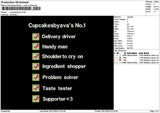 Cupcakestext 04 Embroidery File 6 sizes