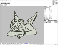 Cupid Embroidery File 5 size