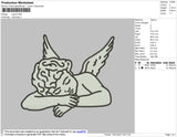 Cupid Embroidery File 5 size