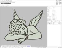 Cupid Embroidery File 5 size