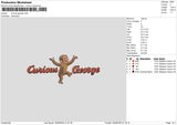 Georgetext Embroidery File 6 sizes