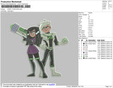 Danny Phanton Embroidery File 4 size