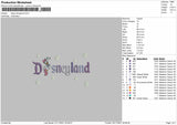 Daisy Disneyland Embroidery File 4 size