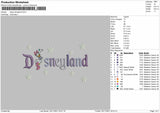 Daisy Disneyland Embroidery File 4 size