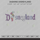 Daisy Disneyland Embroidery File 4 size
