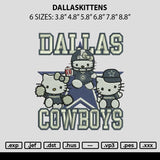 Dallaskittens Embroidery File 6 sizes