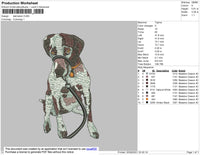 Dalmation Embroidery File 4 size