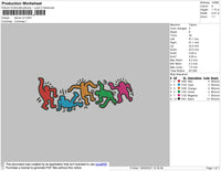 Dance V2 Embroidery File 4 size