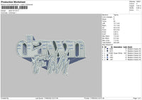 Dawn FM Embroidery File 4 size