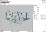 Dawn FM Embroidery File 4 size