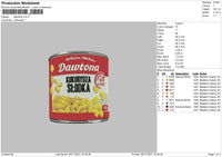 Dawtona Embroidery File 4 size