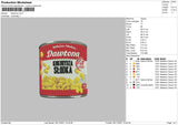 Dawtona Embroidery File 4 size