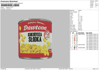 Dawtona Embroidery File 4 size