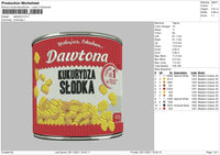 Dawtona Embroidery File 4 size