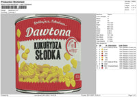 Dawtona Embroidery File 4 size
