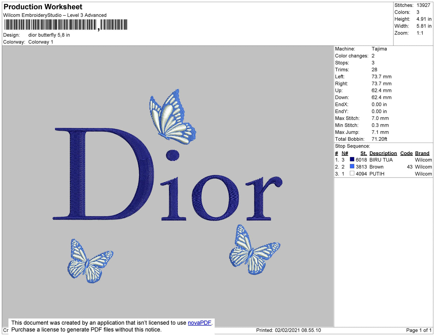 Dior Butterrfly