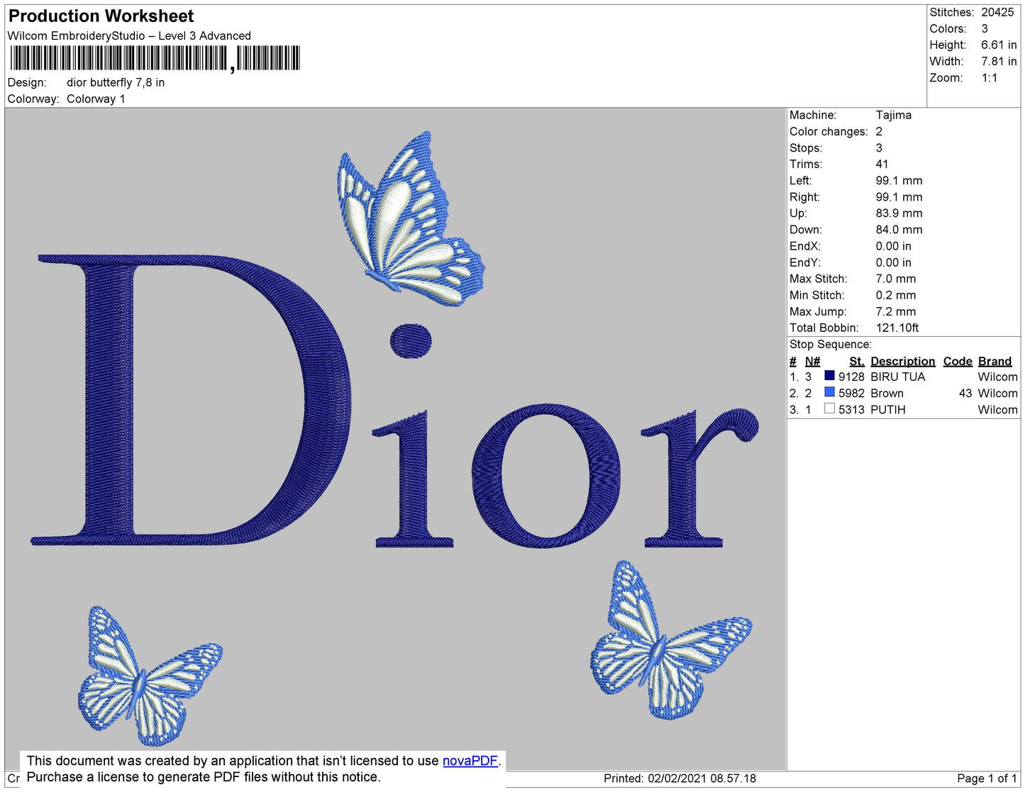 Dior Butterrfly