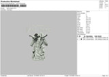 Dead Angels Embroidery File 4 size
