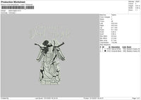 Dead Angels Embroidery File 4 size