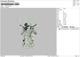 Dead Angels Embroidery File 4 size