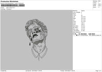 Dead Inside Embroidery File 6 sizes