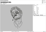 Dead Inside Embroidery File 6 sizes