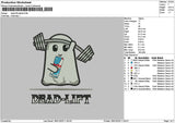 Ghost Rebull 02 Embroidery File 6 sizes