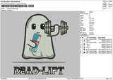Ghost Redbull 01 Embroidery File 6 sizes