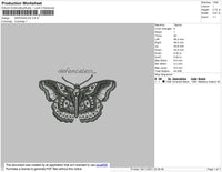 Defenceles Embroidery File 4 size