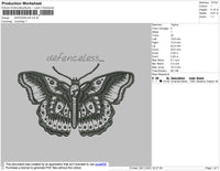 Defenceles Embroidery File 4 size