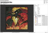 Demon Balrog Embroidery File 4 Size