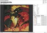 Demon Balrog Embroidery File 4 Size
