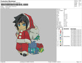 Demon Slayer Xmas Embroidery File 4 size