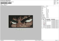 Despair Embroidery File 4 size