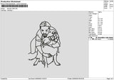 Photoline 2505 Embroidery File 6 sizes
