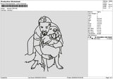 Photoline 2505 Embroidery File 6 sizes