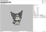 Devil Chibi Embroidery File 6 sizes